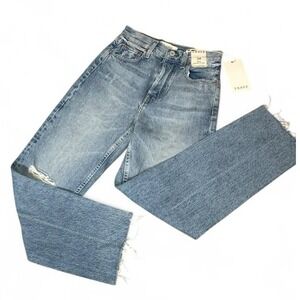 NWT Cropped Slim Straight TRAVE Jeans $268 MSRP Size 24